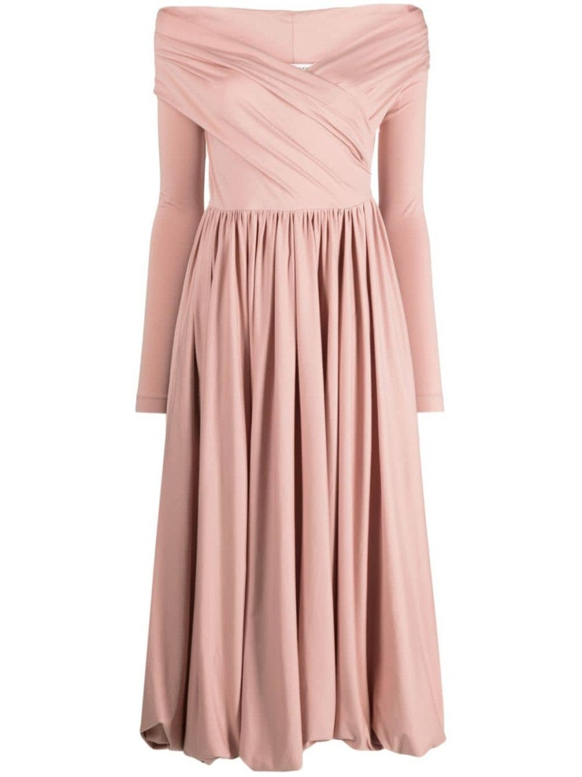 Philosophy Abito Off-The-Shoulder Cotton Midi Dress