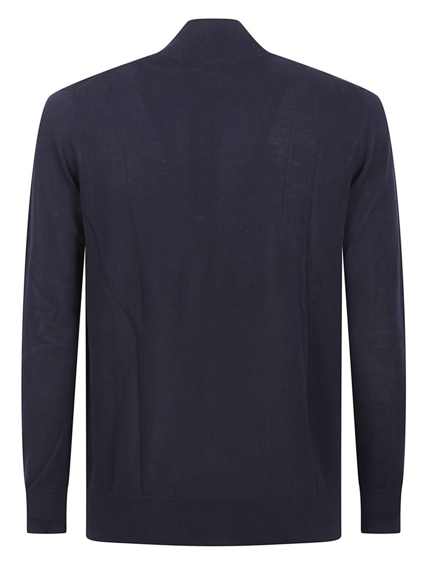 Ballantyne Full Zip Sweater With High Collar