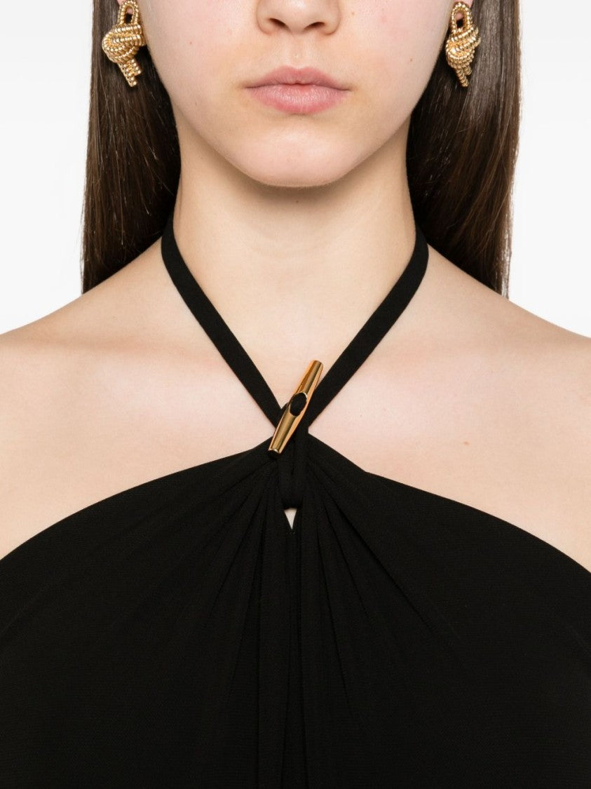 Moschino Maxi-Length Halterneck Dress