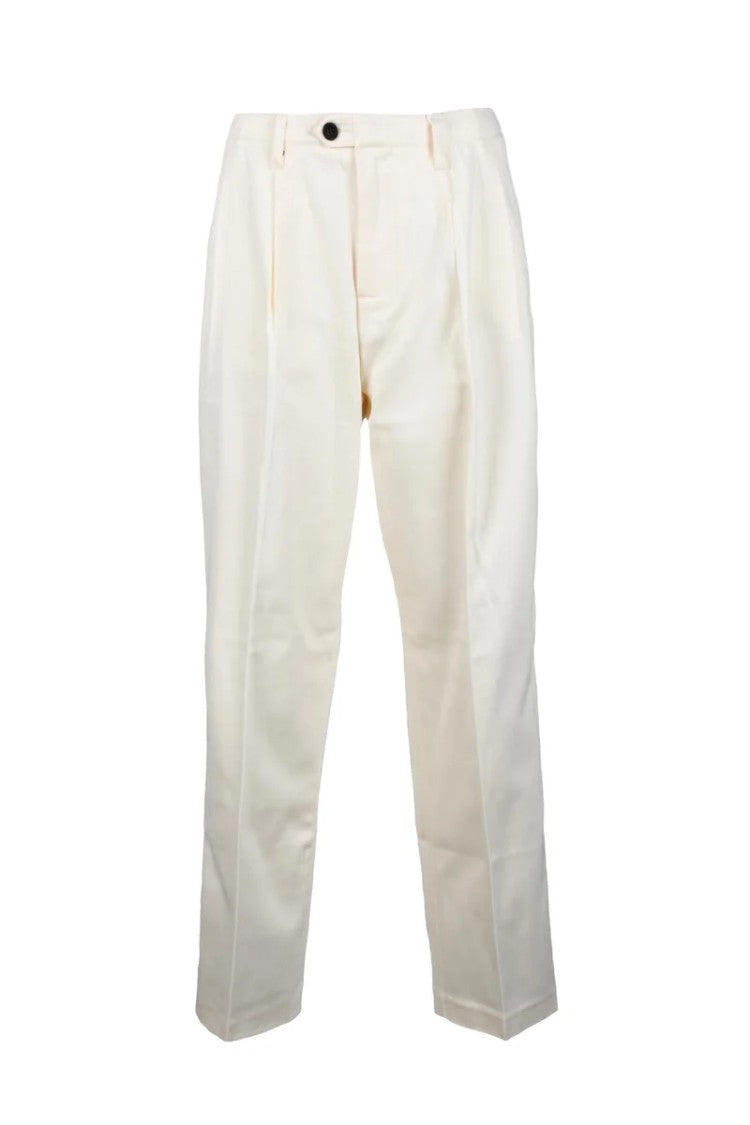 Tommy Hilfiger Straight-Leg Trousers With Mid-Rise Waist And Front Pleats