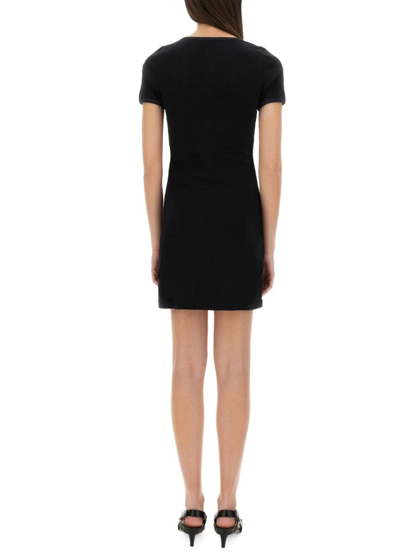 Courrèges "Holistic Contrast" Mini Dress