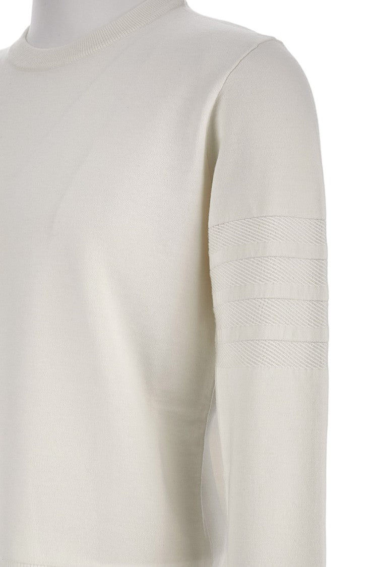 Thom Browne Crewneck Sweater In Soft Wool Blend