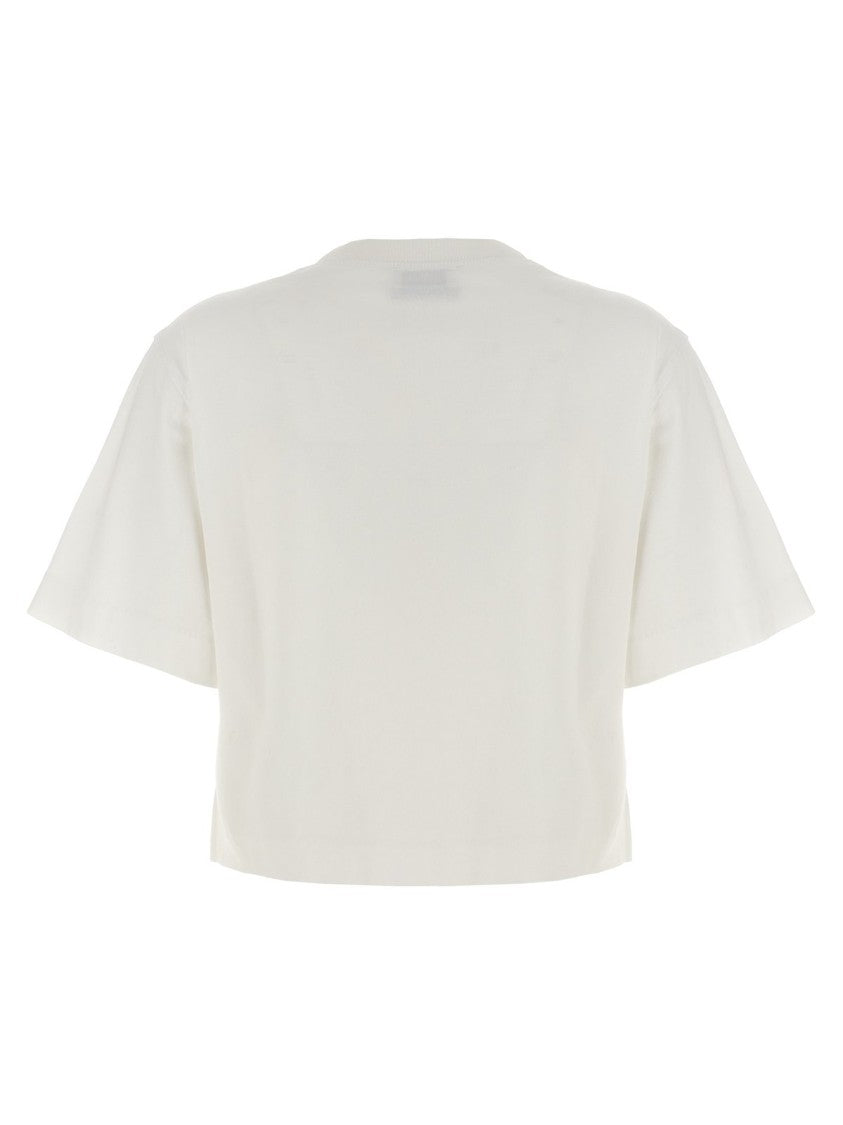Off-White Crop Logo T-Shirt – White