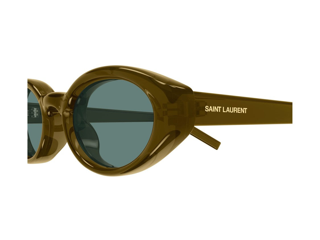 Saint Laurent Sl 567 Plump Glossy Bold Oversized Rounded Sunglasses