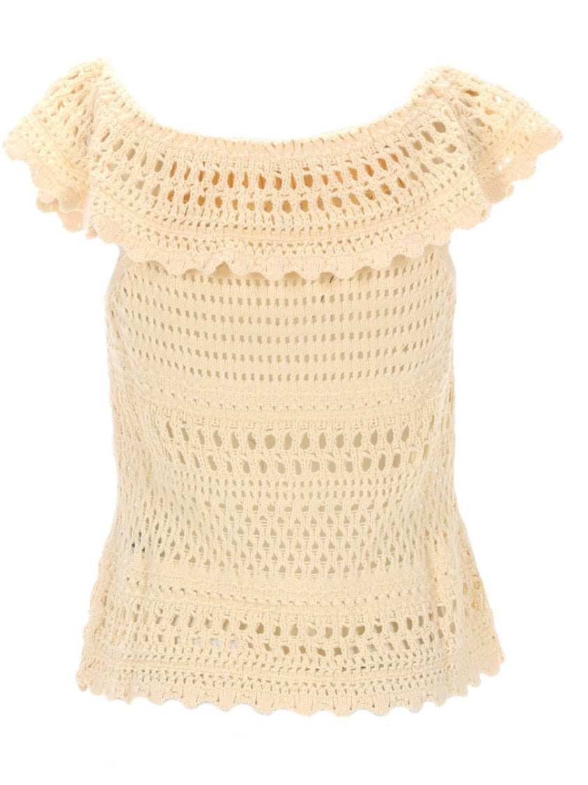 Isabel Marant Étoile Zaelle Cotton Blend Off-Shoulder Top