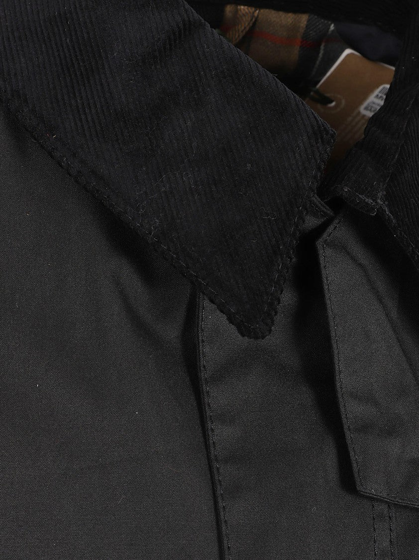 Barbour Structured Matte Finish Waxed Cotton Jacket