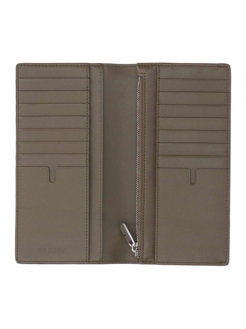 Burberry "Check" Continental Wallet – Beige