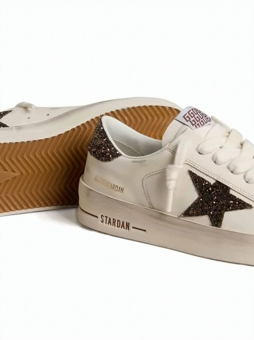 Golden Goose Low-Top Sneakers With Glittery Star