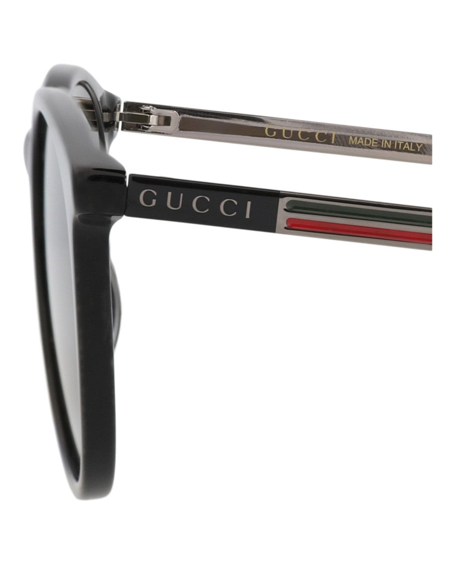 Gucci Round-Frame Acetate Sunglasses
