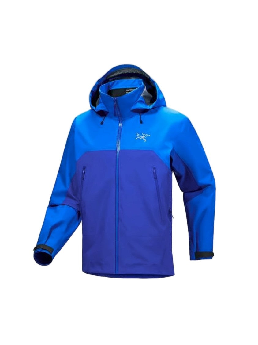 Arc'teryx Two-Tone Nylon Jacket With Adjustable Cuffs And Front Zipper