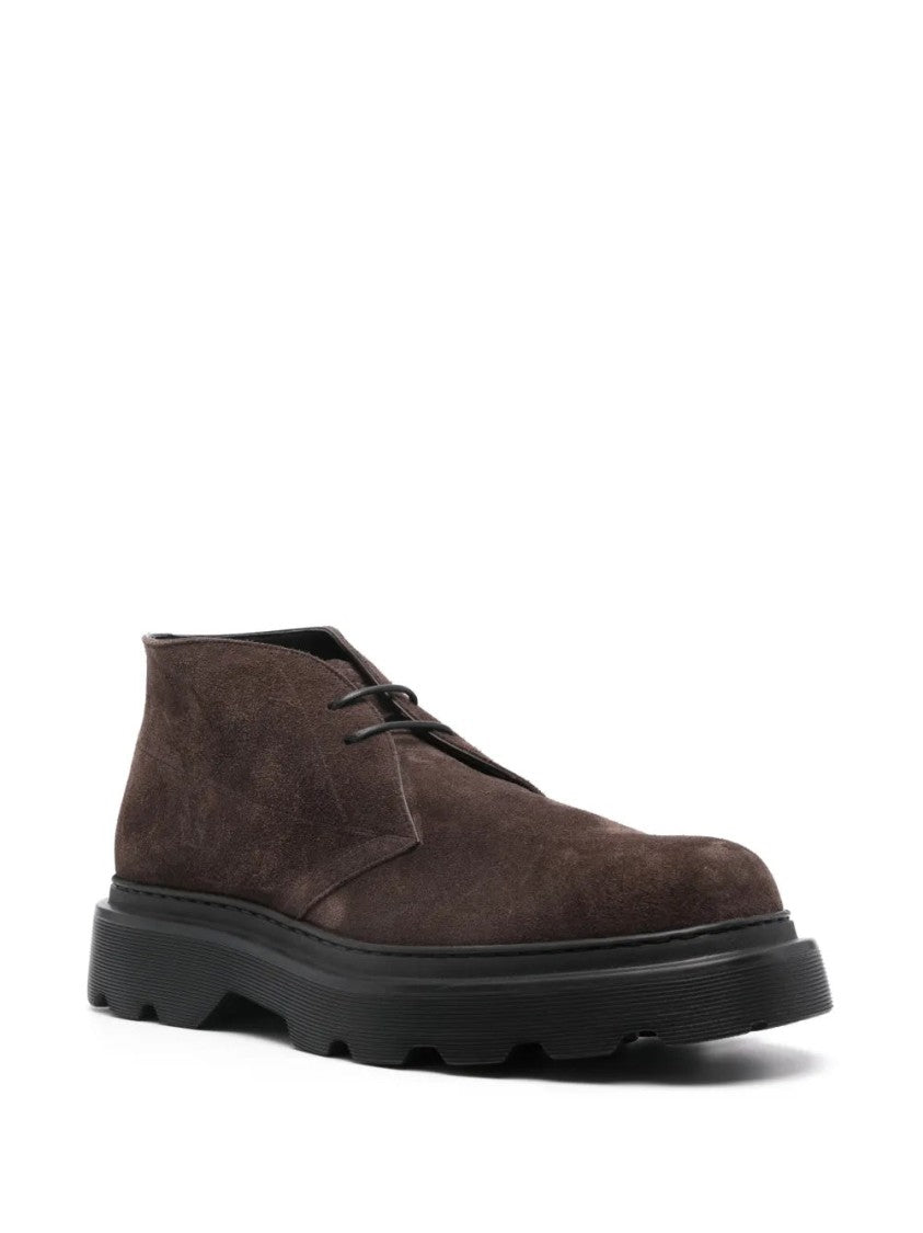 Tod's Suede Lace-Up Boots