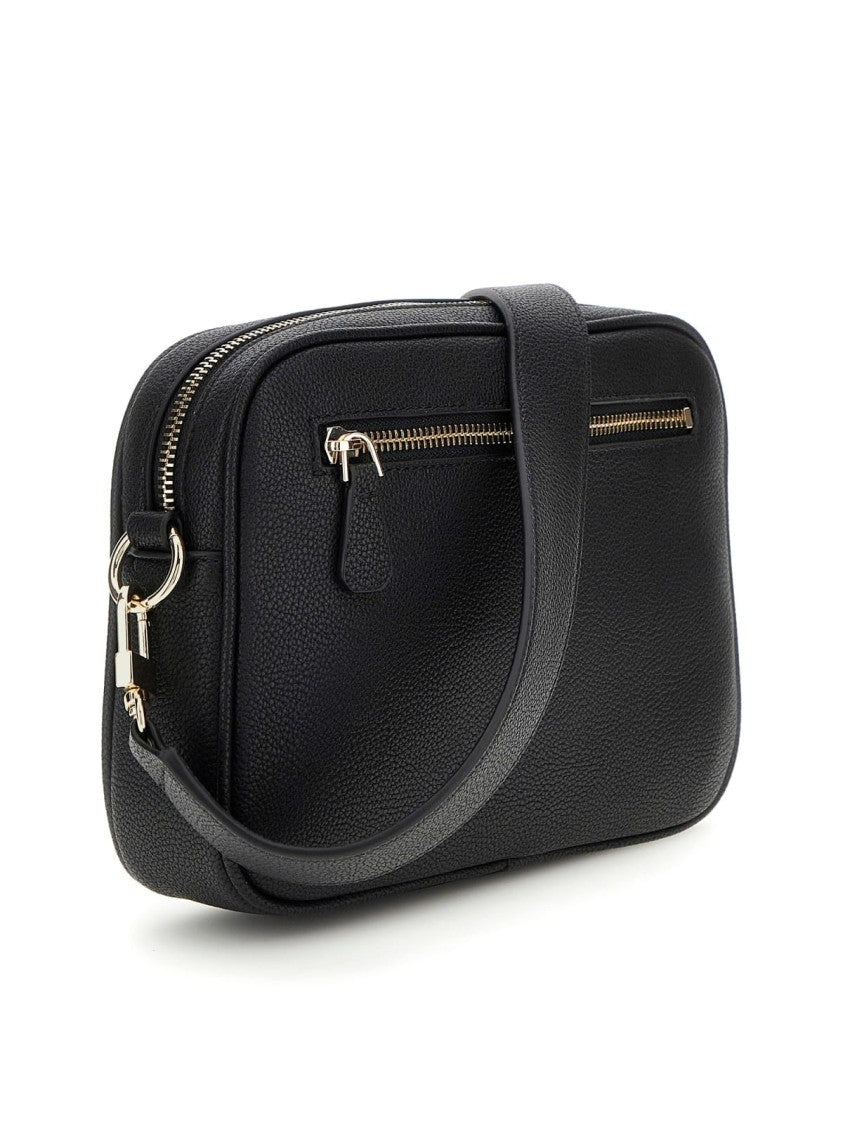 Guess Women's Black Crossbody Bag In Faux Leather