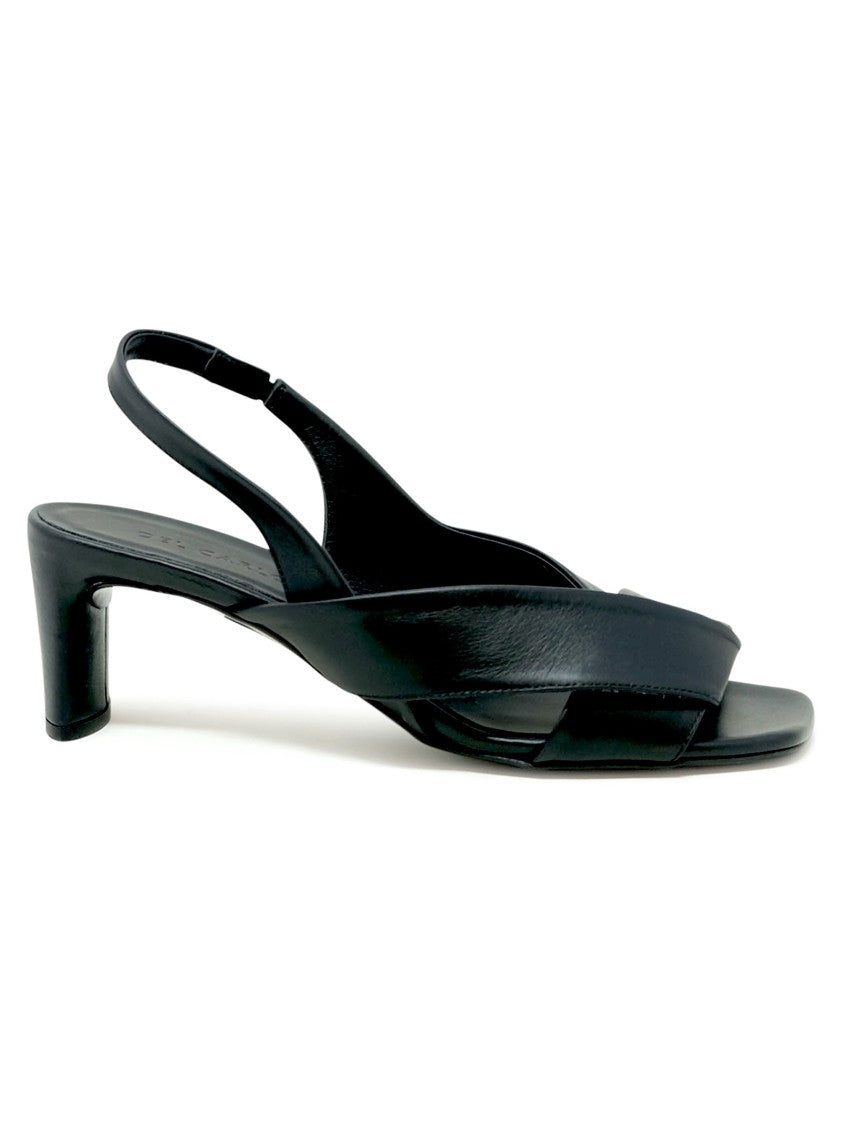 Roberto Del Carlo 11709 Black Leather Sandals