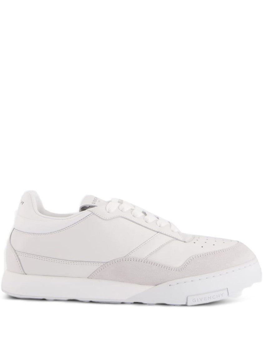 Givenchy White Silk And Nylon Lace Sneakers