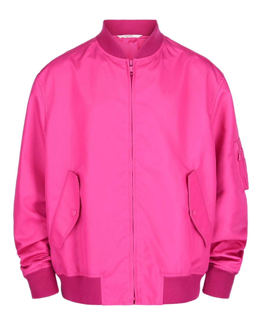 Valentino Nylon Bomber Jacket