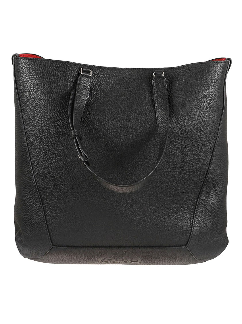 Alexander Mcqueen Textured Leather Tote Bag