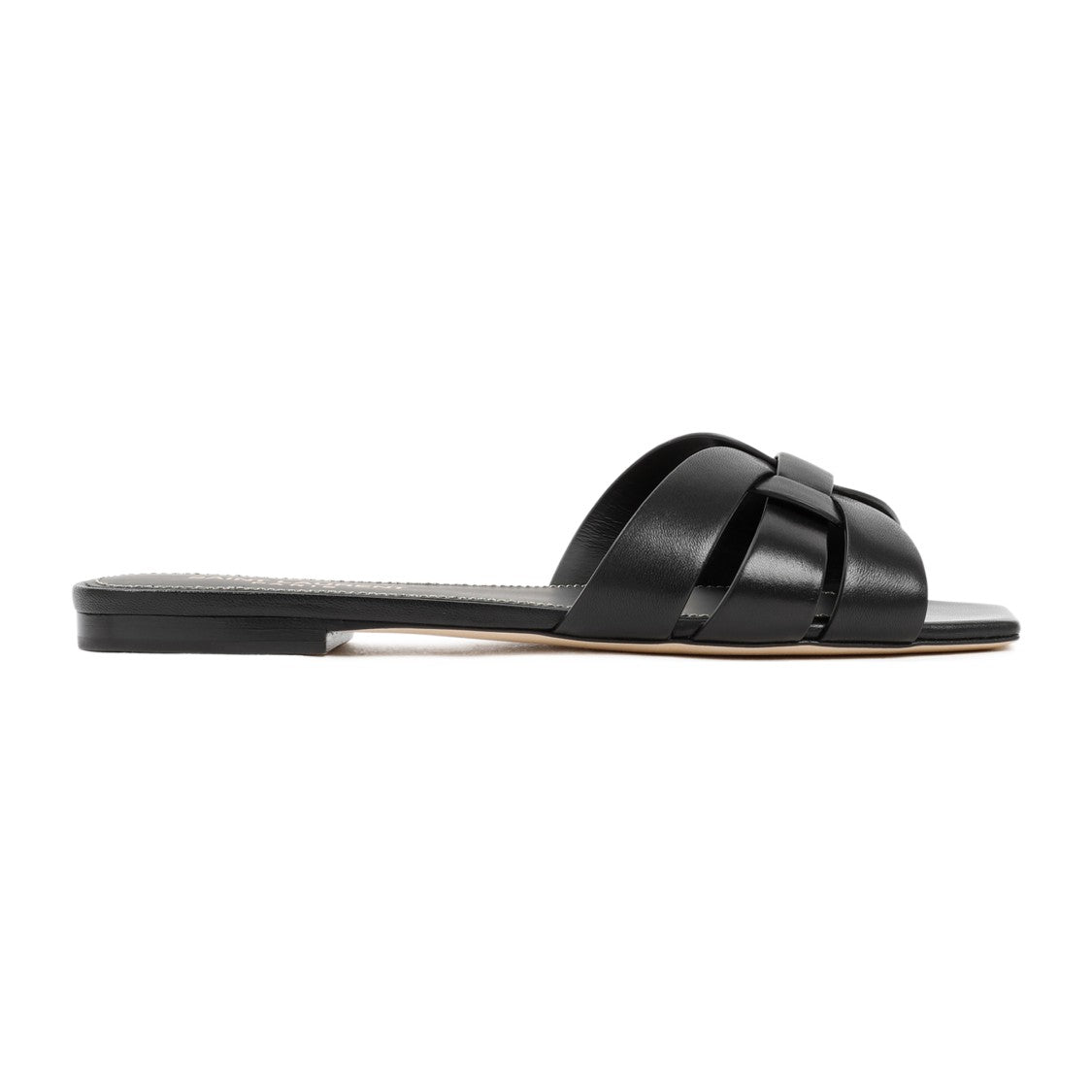 Saint Laurent Black Leather Flats