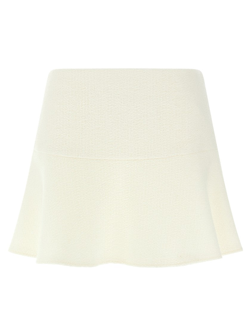 Gucci Flared Bouclé Wool Mini Skirt