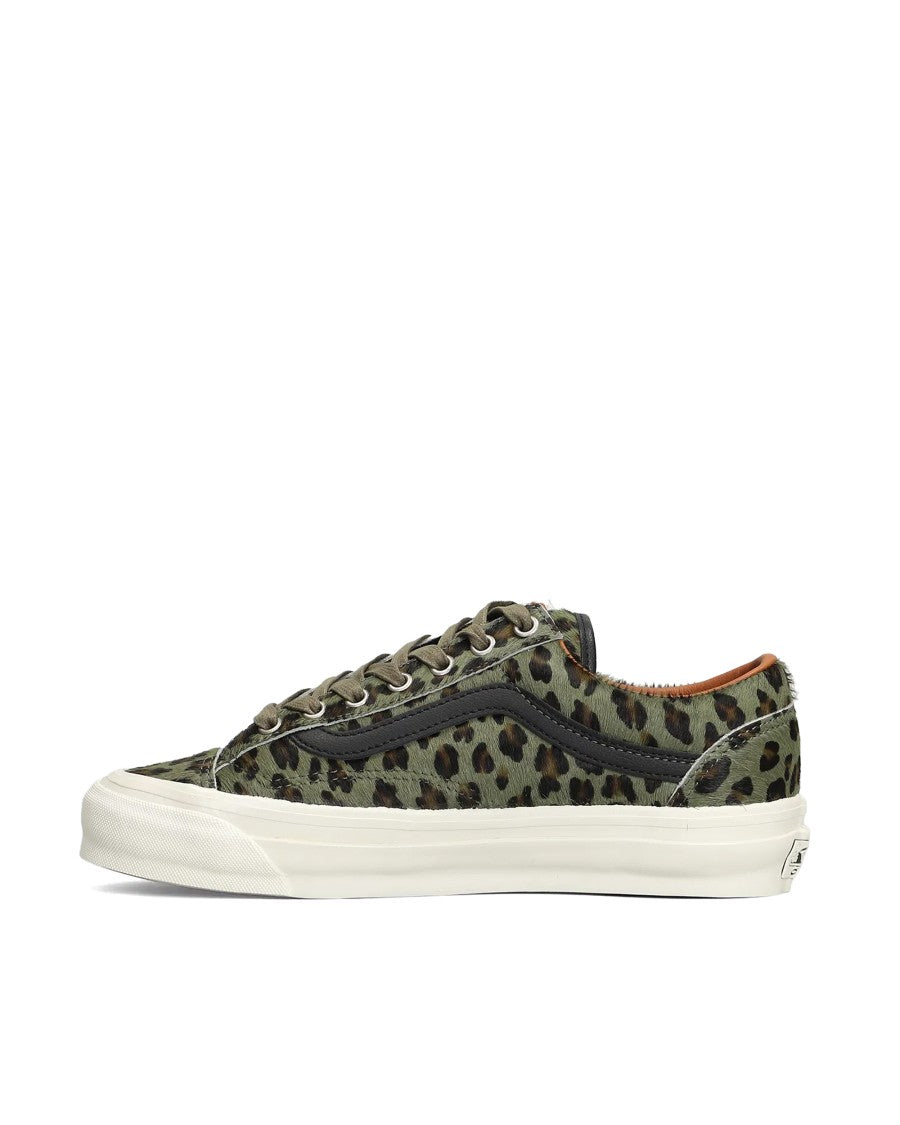Vans Lx Old Skool 36 Cheetah Olive Sneakers