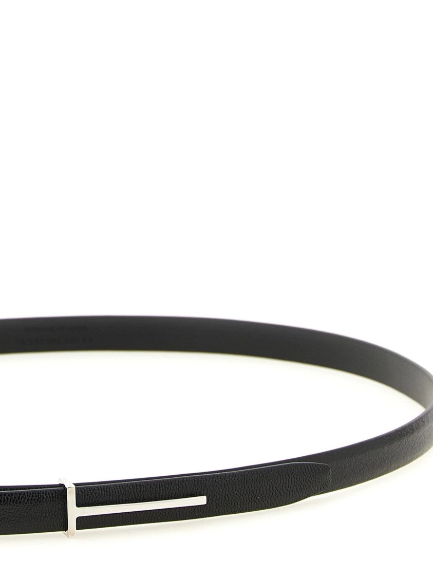 Tom Ford Black Leather Belt