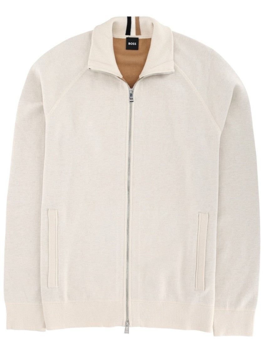 Boss H-Idino Regular Fit Zip Cardigan