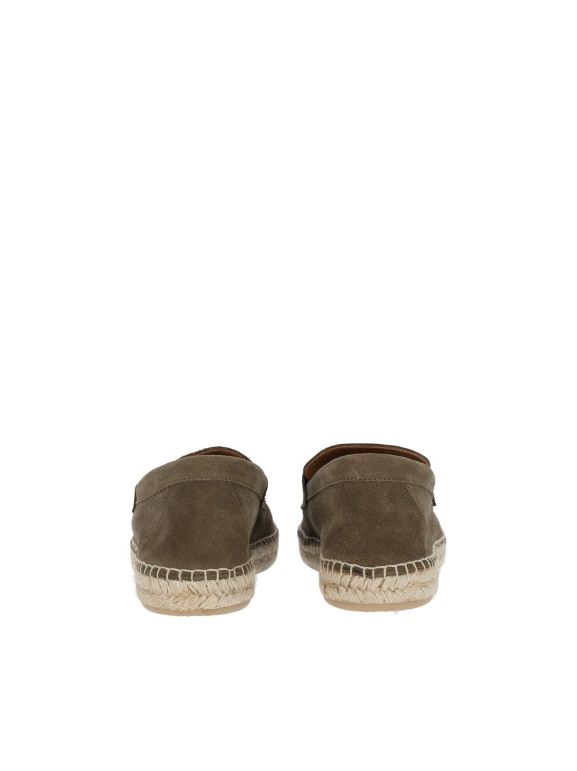 Abarca Brown Cowhide Jute Sole Moccasins