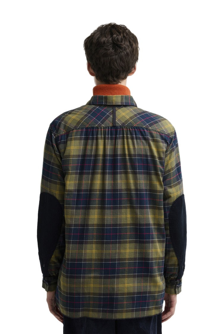 Barbour Multicolor Plaid Cotton Cargo Shirt