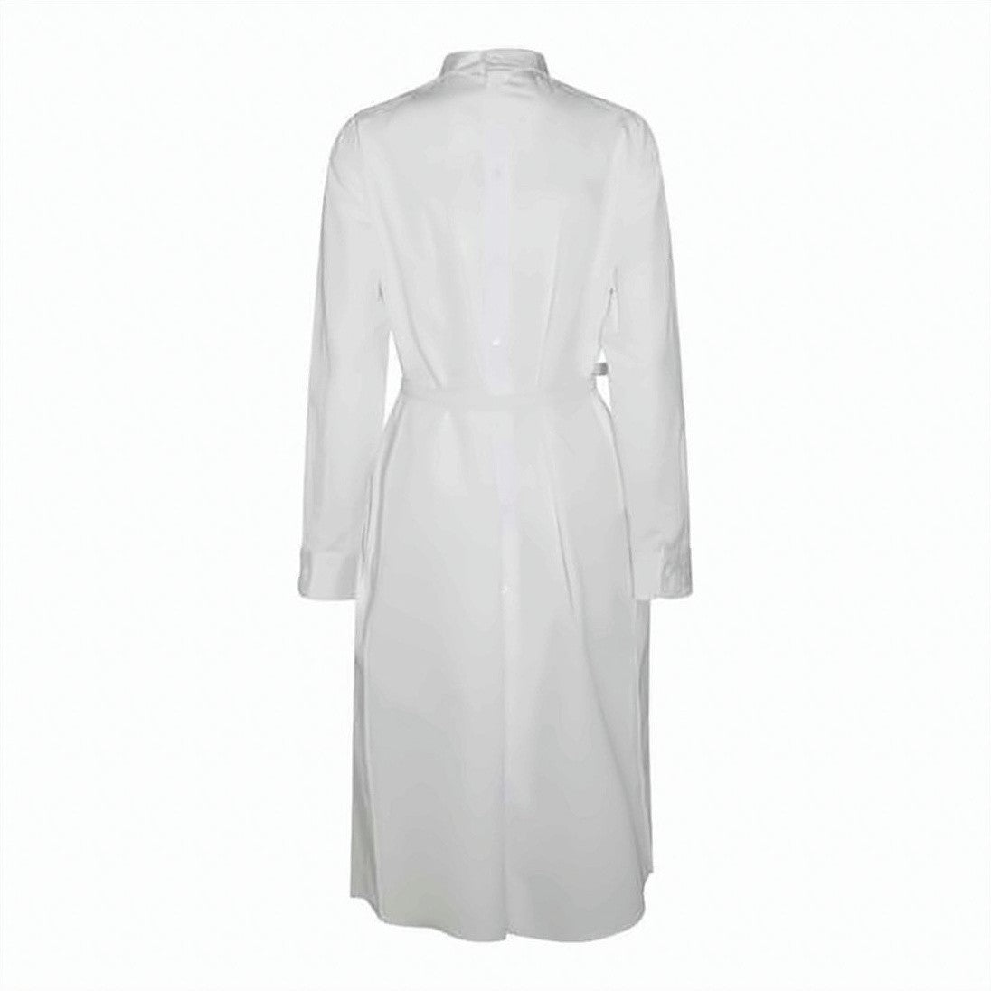 Fendi Midi Dress With Button-Down Front And Distinctive Belt