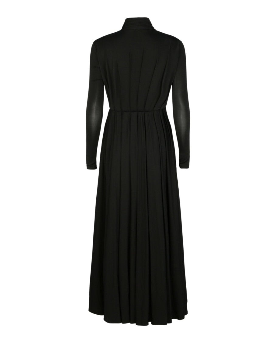 Balenciaga Draped Ruched Midi Dress
