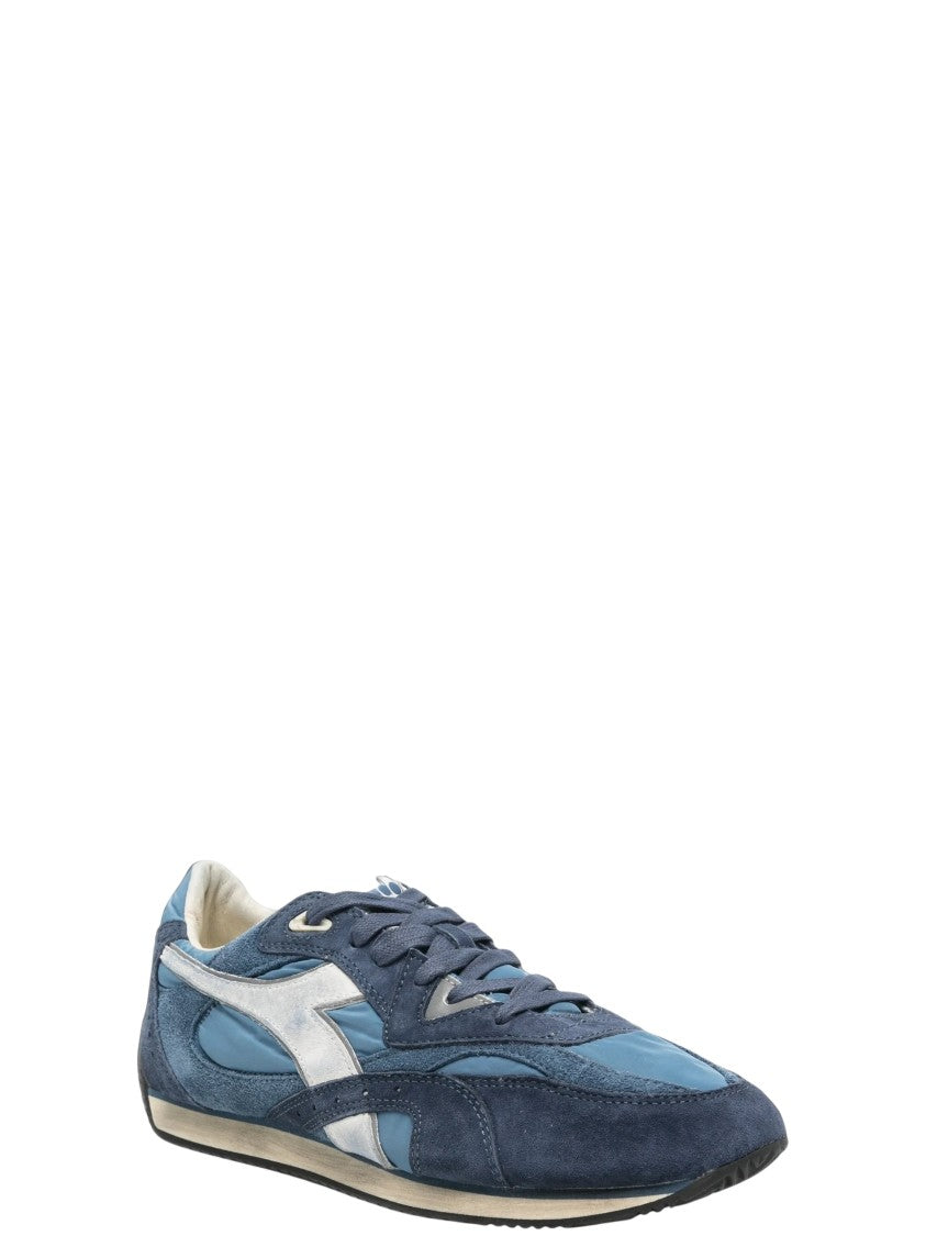 Diadora Panelled Textured Low-Top Sneakers