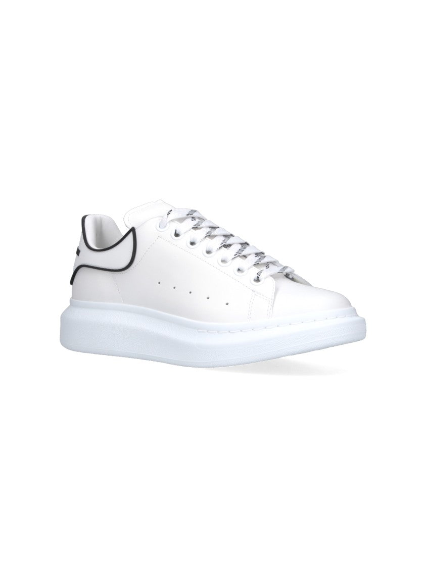 Alexander Mcqueen Chunky Sole Sneakers With Smooth White Upper