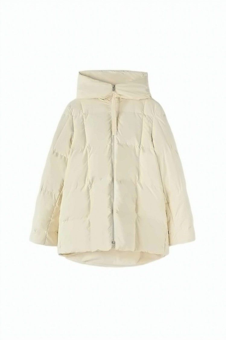 Jil Sander Short Padded Jacket With High Collar