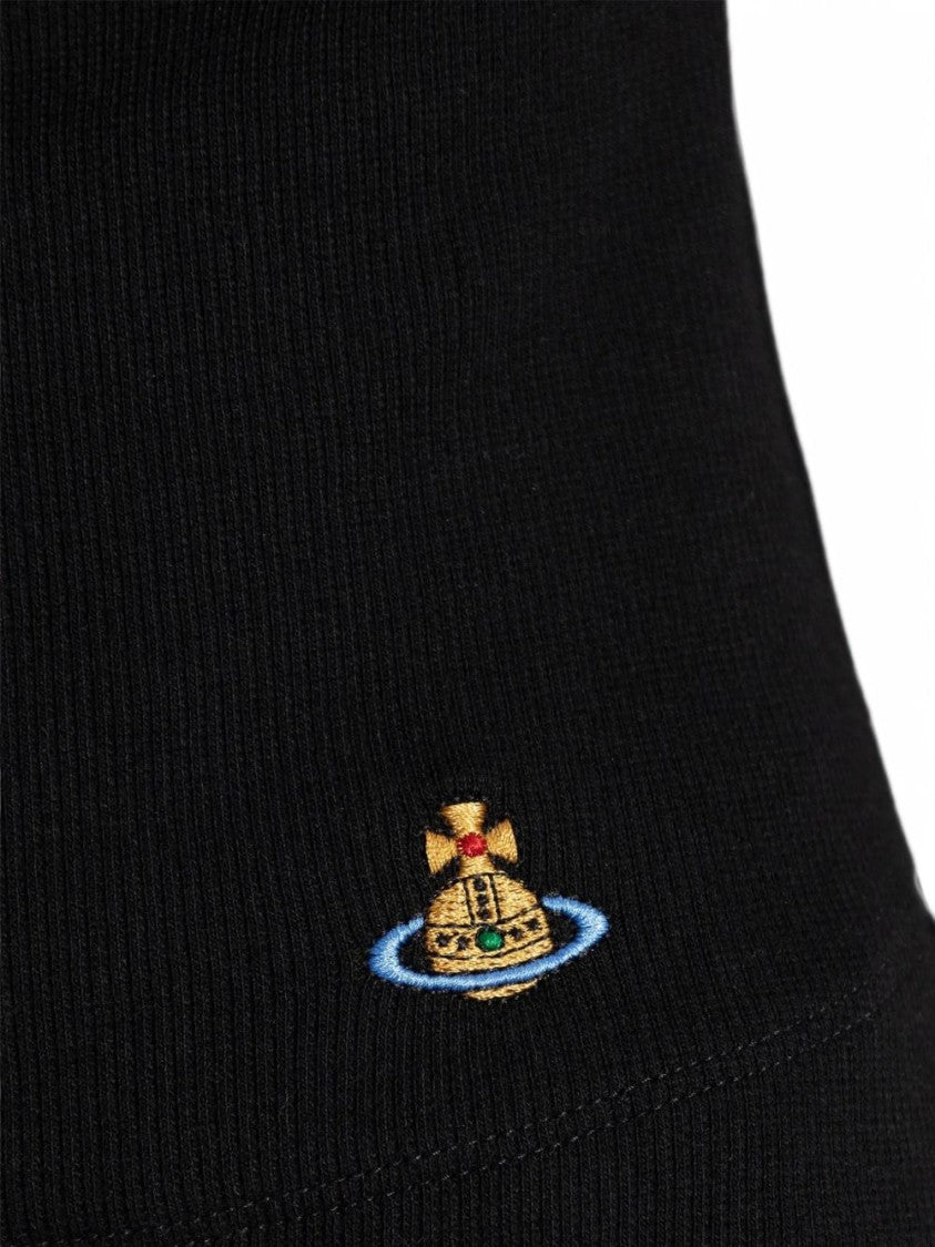 Vivienne Westwood Black Fitted Square Neck Puffed Top