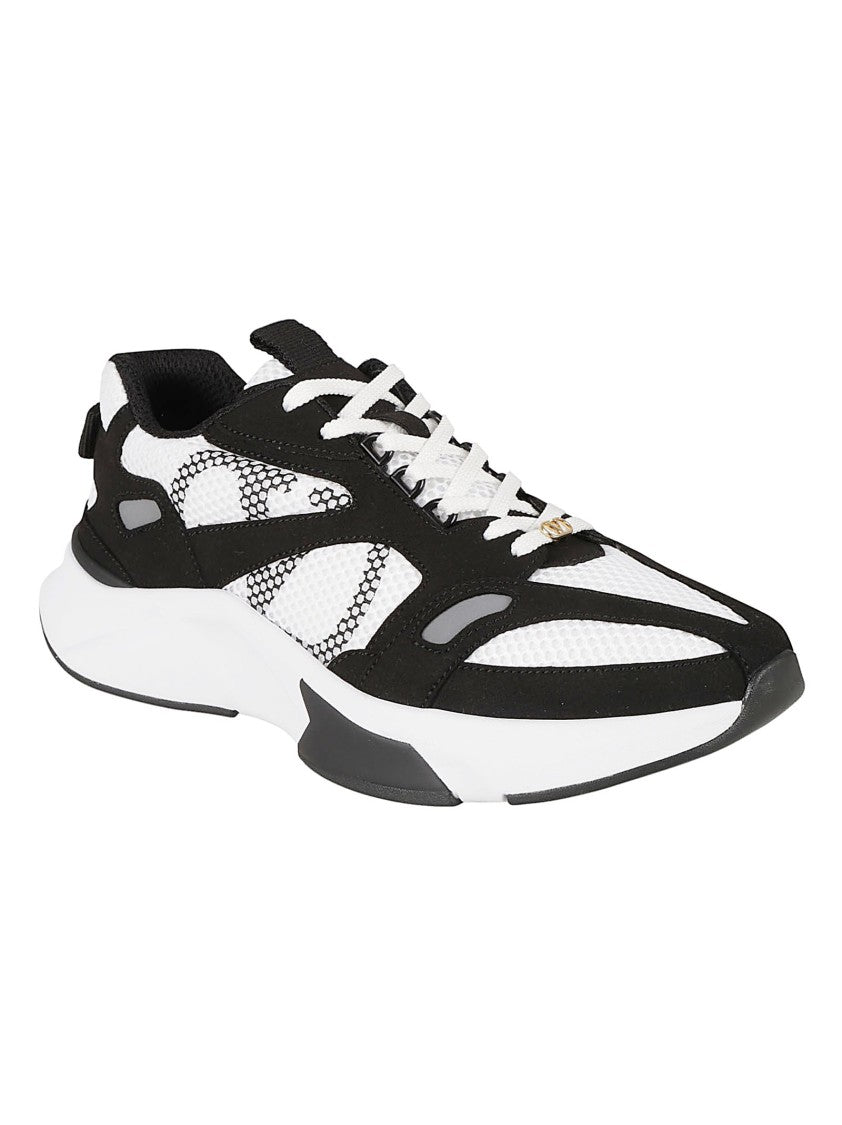 Valentino Garavani Dynamic Design Sneakers With Sculpted Sole