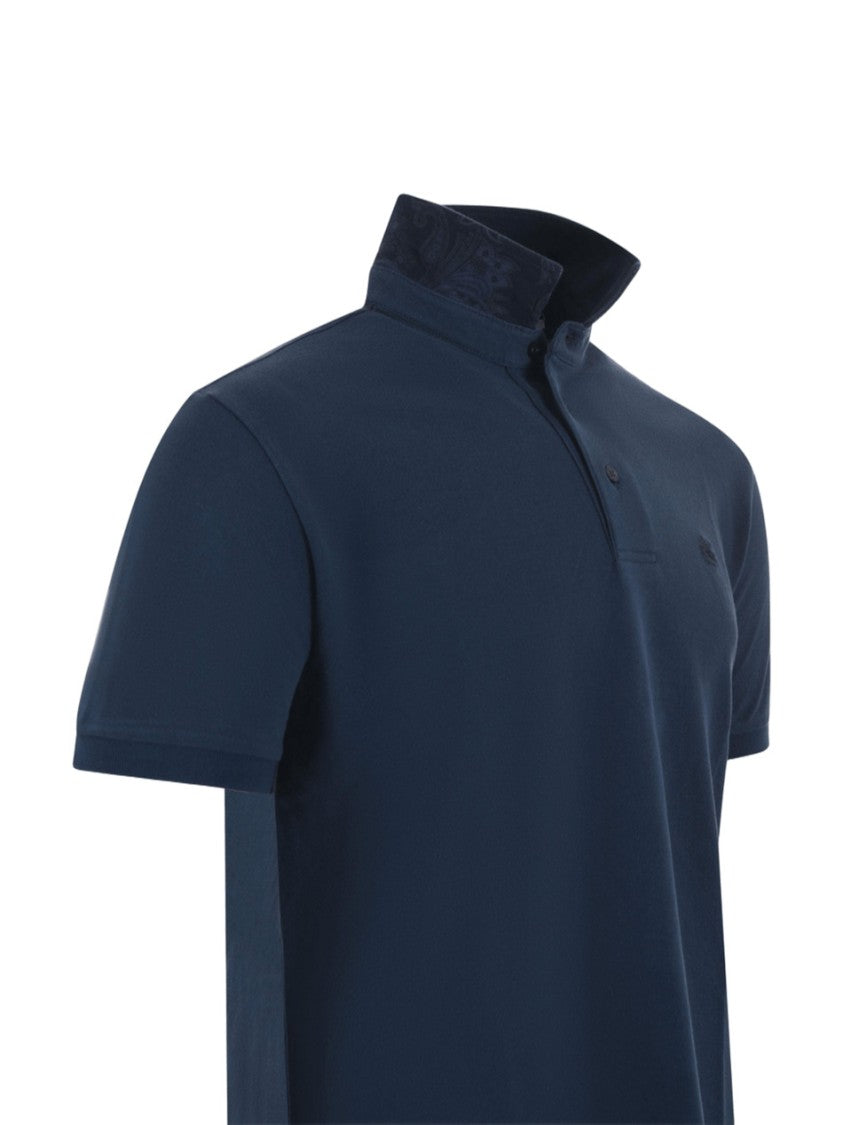 Etro Classic Fit Polo With Ribbed Collar