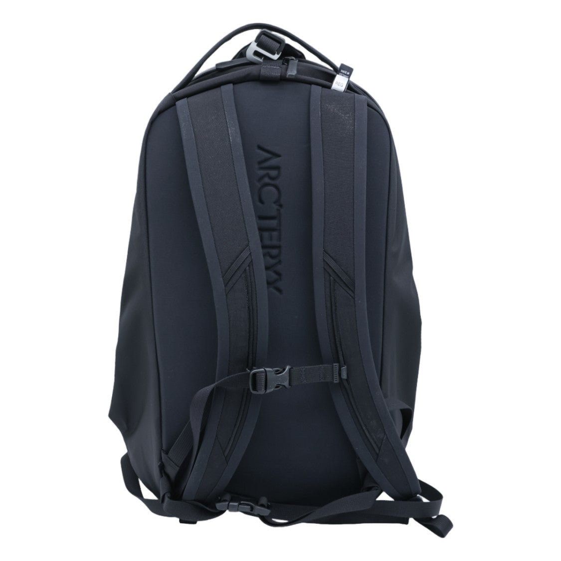Arc'teryx Matte Black Minimalist Canvas Backpack