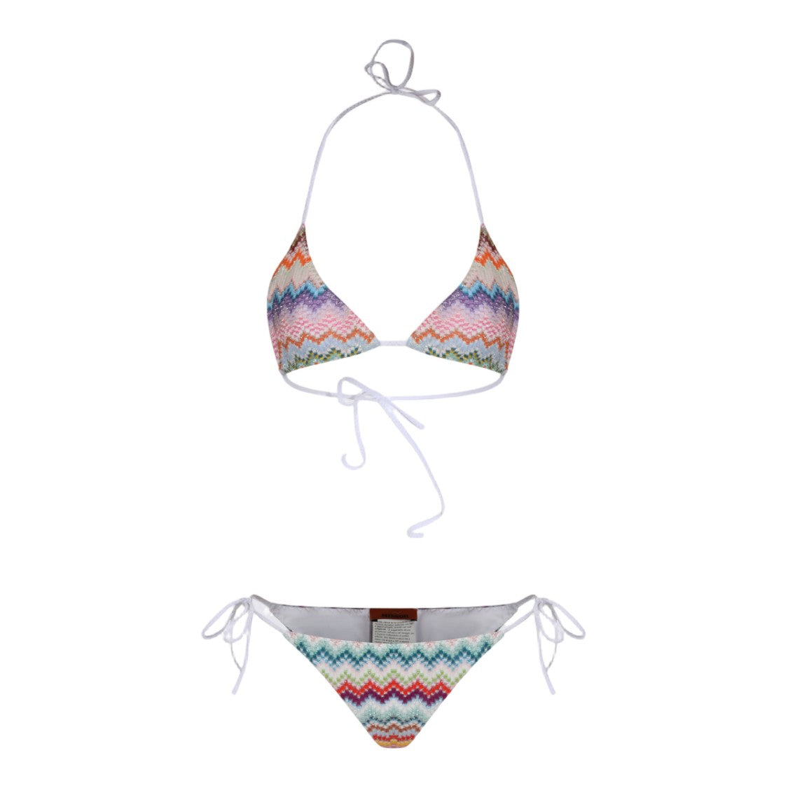 Missoni Multi-Color Zigzag Triangle Bikini Set