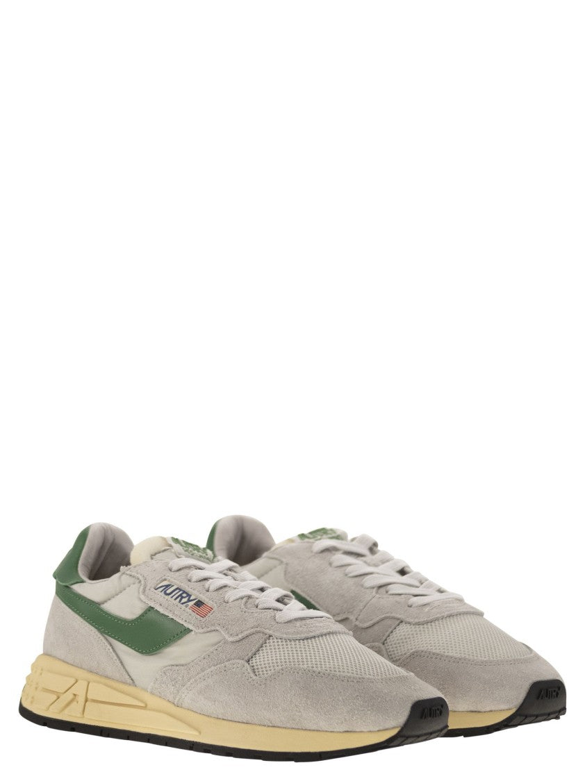 Autry Reelwind - Suede And Technical Textile Trainer