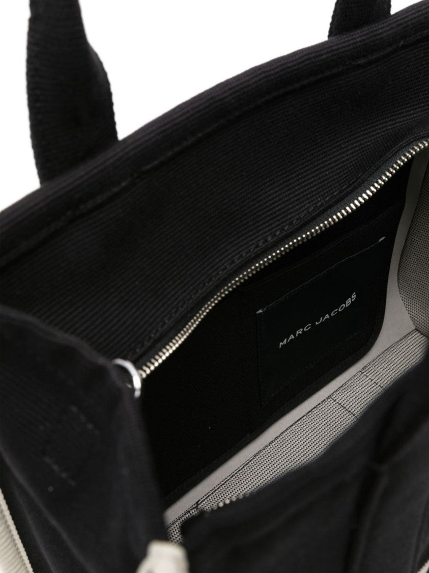 Marc Jacobs Black Cotton Medium Tote Bag