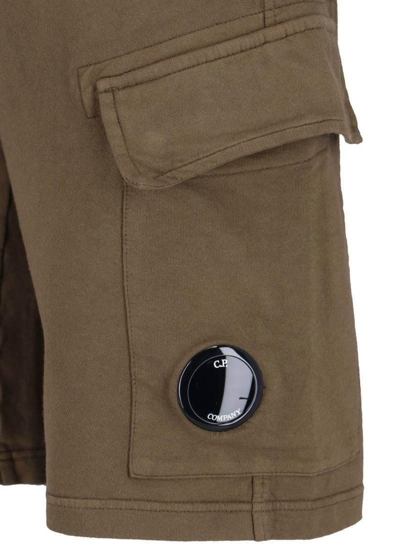 C.P. Company Straight-Leg Trousers In Solid Green With Timeless Appeal