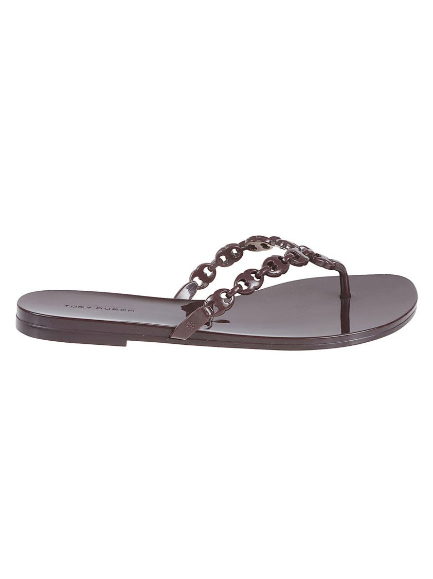 Tory Burch Gemini Thong Sandals With Chain-Link Detail