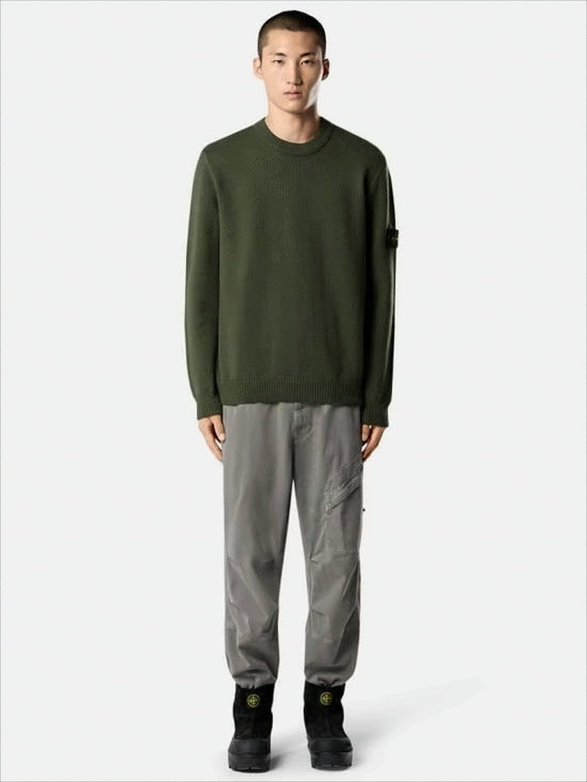 Stone Island Winter Cotton Crewneck Jumper