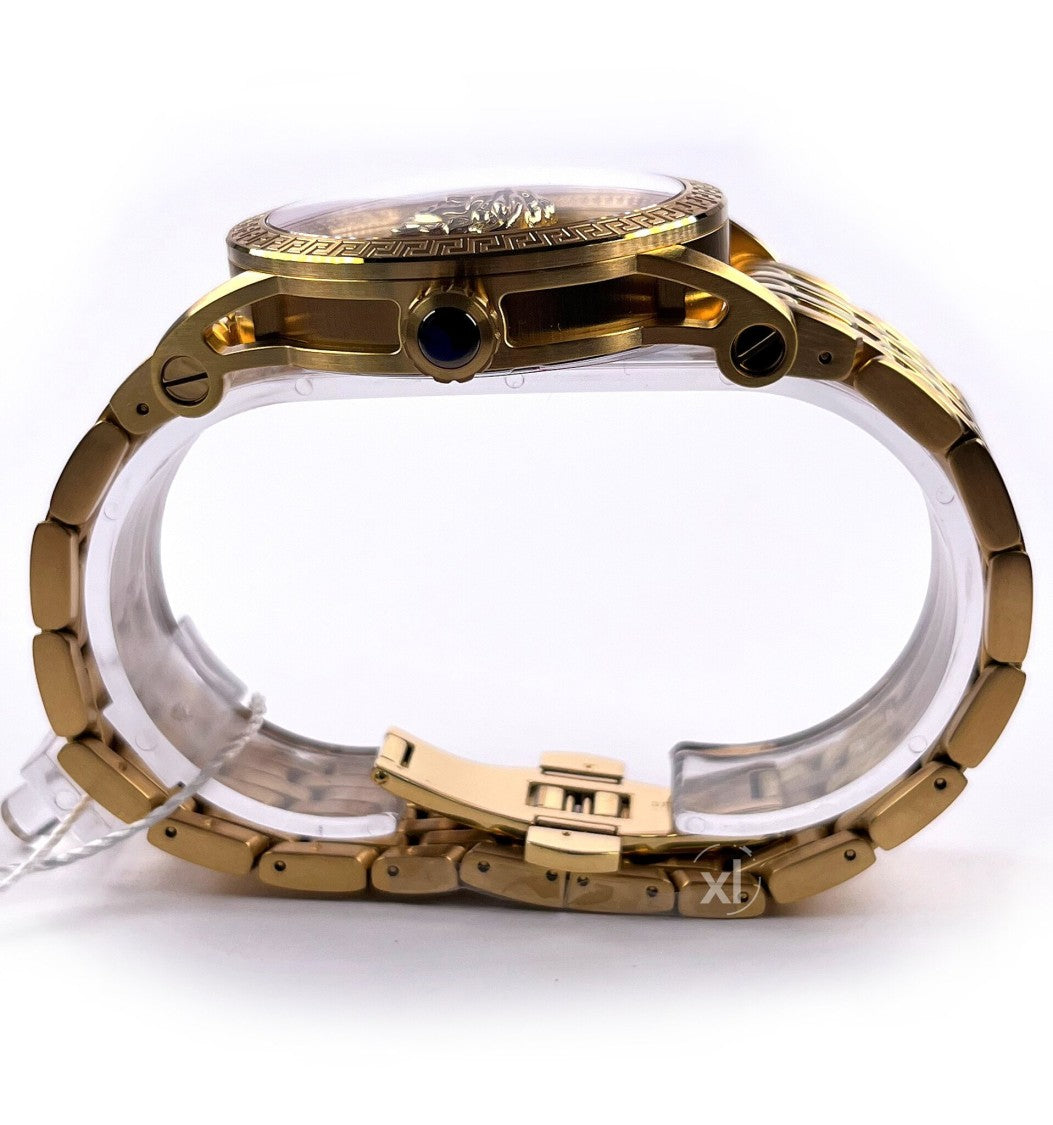 Versace Gold-Tone Stainless Steel Palazzo Empire Wristwatch