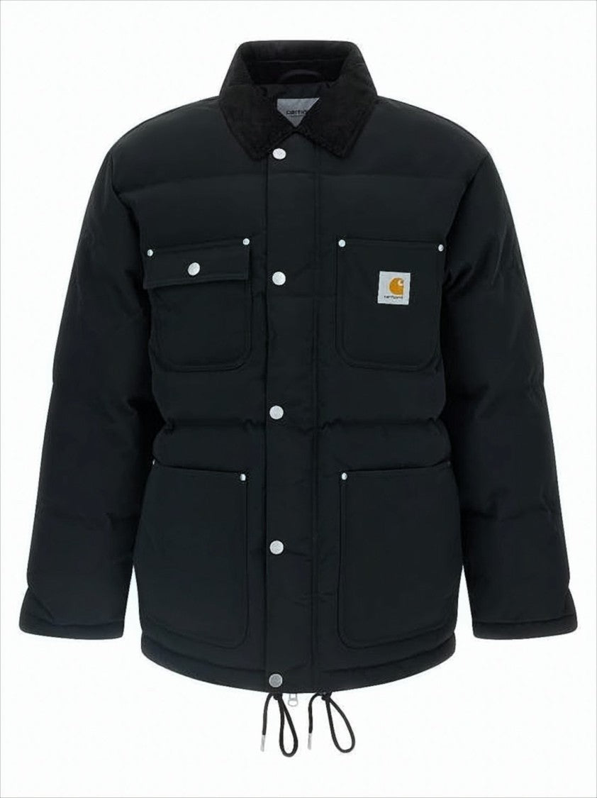 Carhartt Wip Boxy Padded Jacket With Corduroy Collar