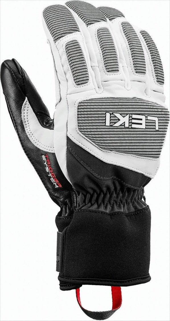 Leki Sporty Black Goat Leather Gloves