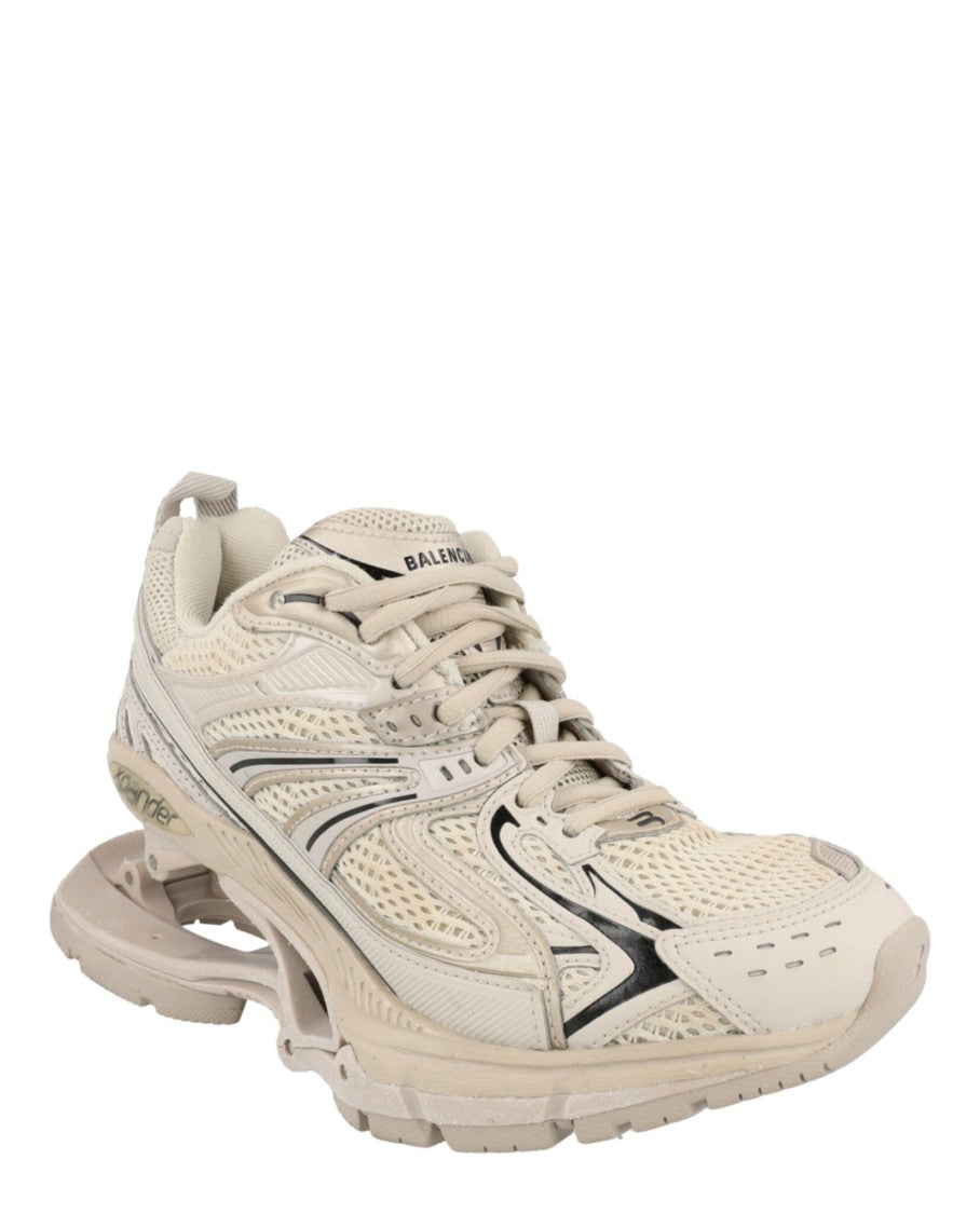 Balenciaga Distressed Low-Top Sneakers With Suspended Heel