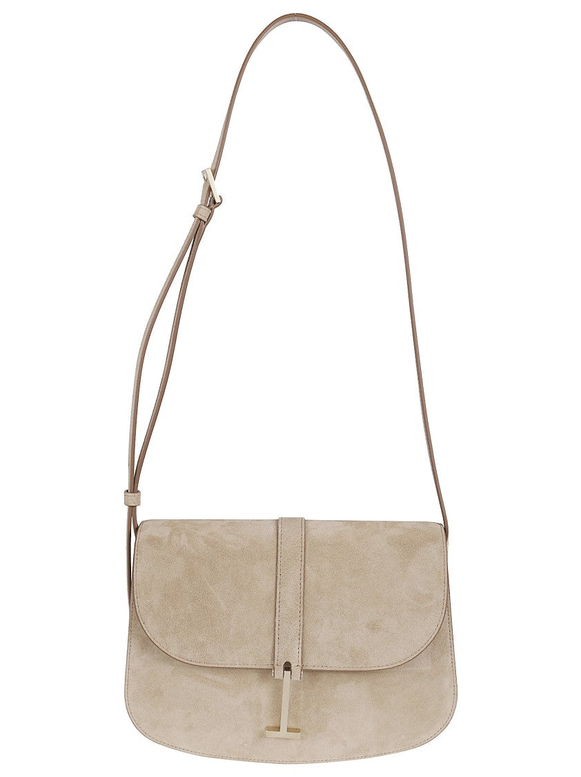 Tom Ford Suede-Finish Shoulder Bag With Gold-Tone Hardware