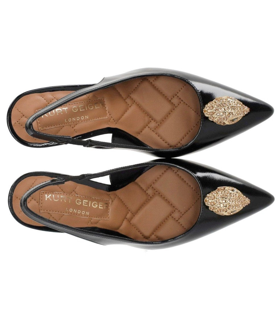 Kurt Geiger Belgravia Black Slingback Pump