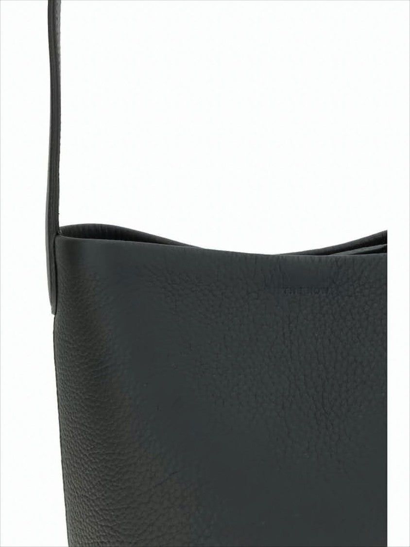 The Row Textured Calf Leather Small Tote Bag