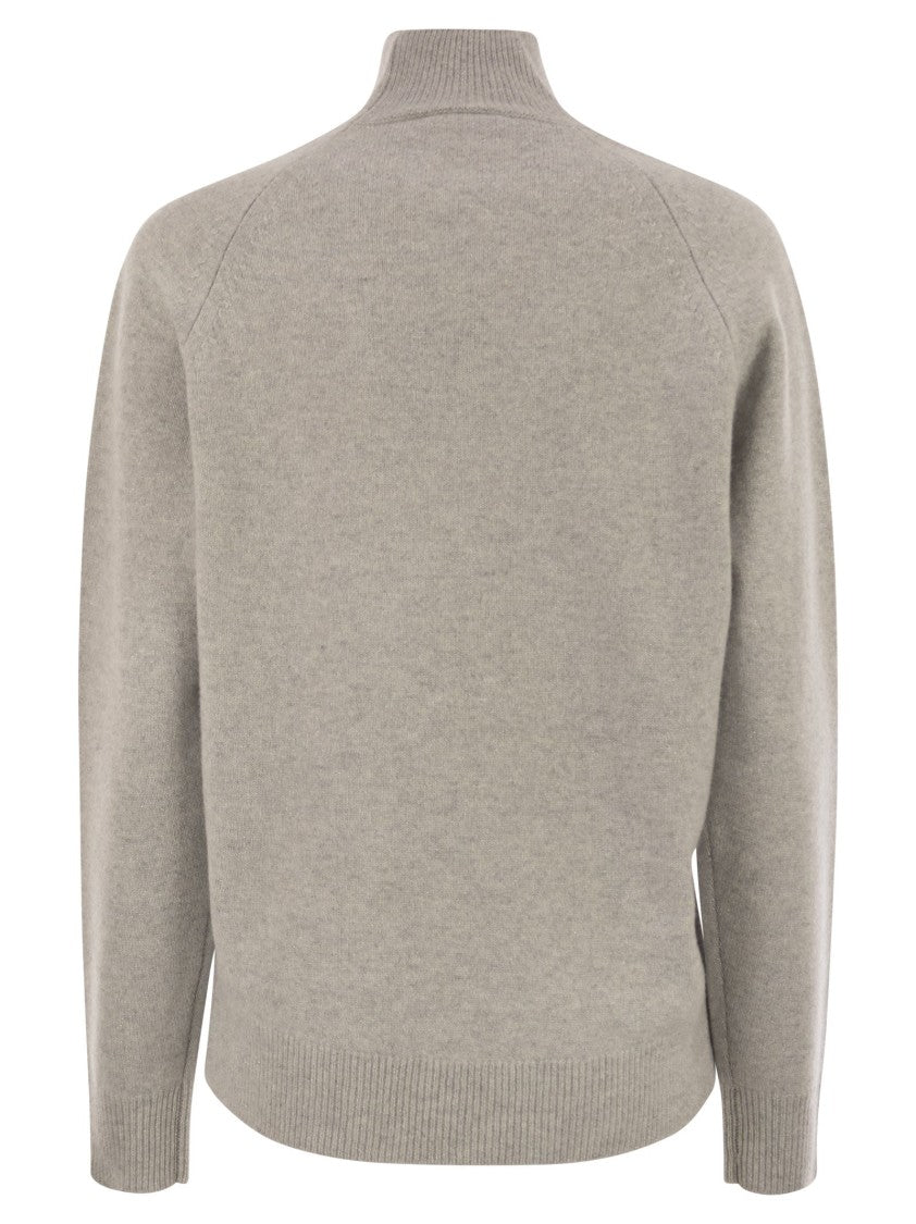 Peserico High-Neck Jumper With Lurex